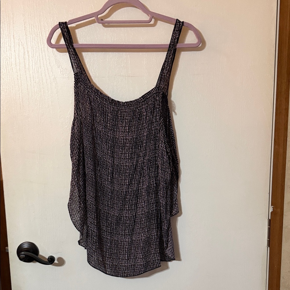 FREE PEOPLE Elegant Black and White Camisole